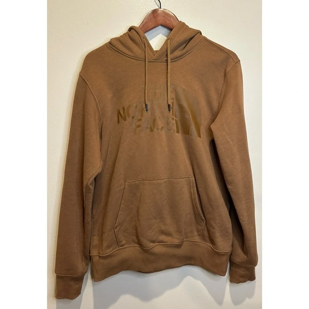 The‎ North Face Mens Brown Graphic Logo Pullover Hoodie Small A4M4B F21